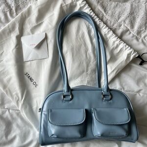 Stand Oil Chubby Bag in Sky Blue